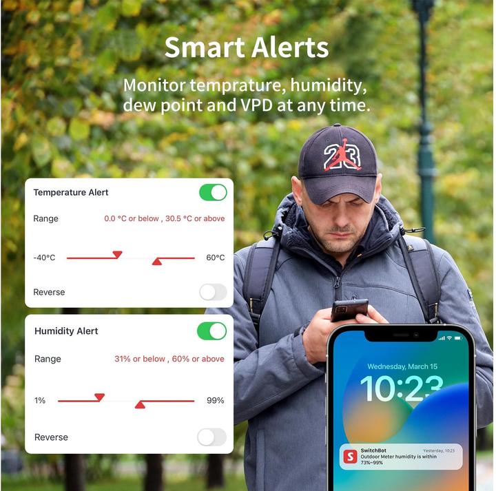 Produktbild SwitchBot Wi-Fi Thermometer & Hygrometer