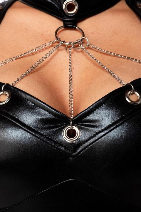 Actual product image Saresia Wetlook Kleid mit Collar (XL)