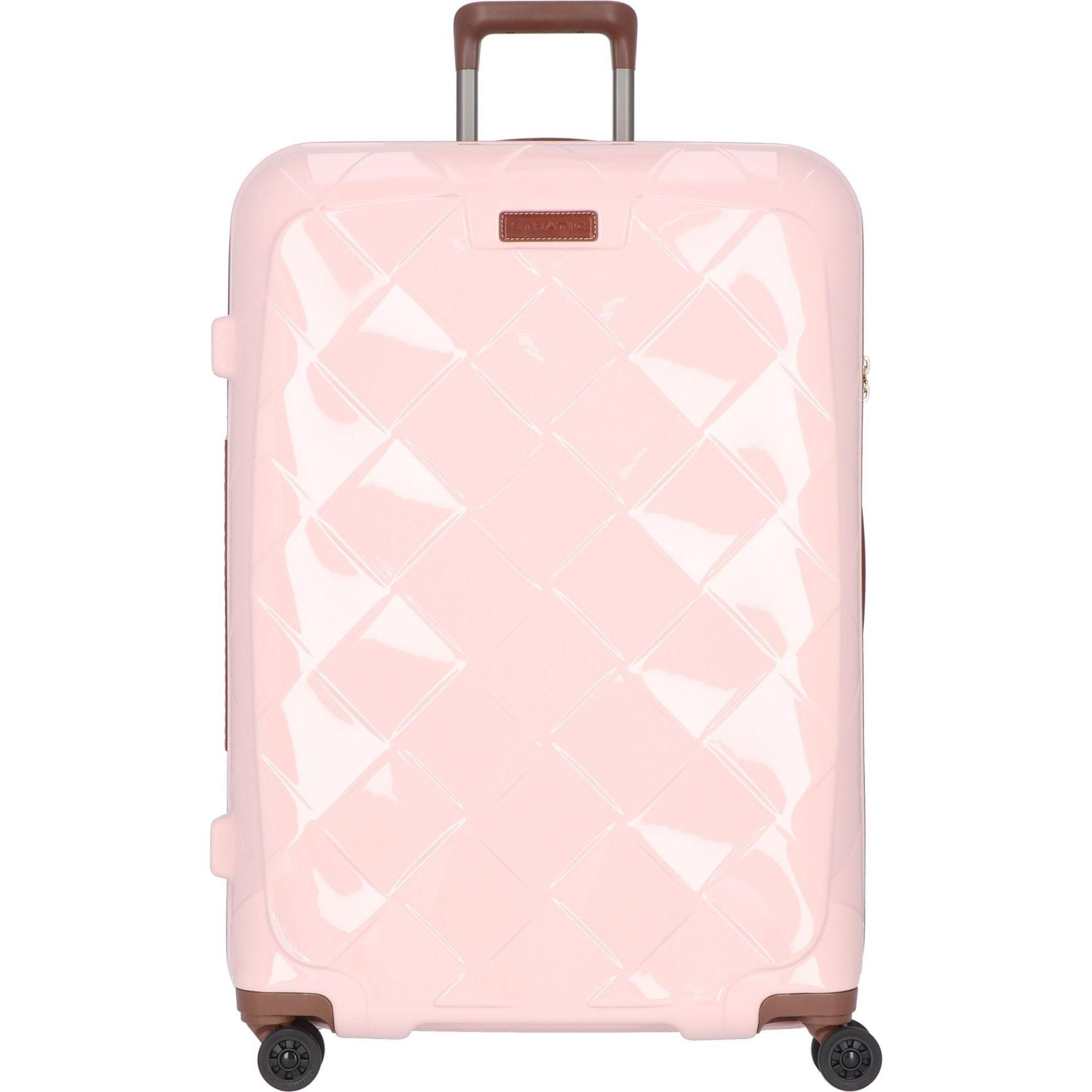 Stratic, Koffer, Leather&More HartschalenKoffer, Rosa, (100 l, L (90 - 115l))