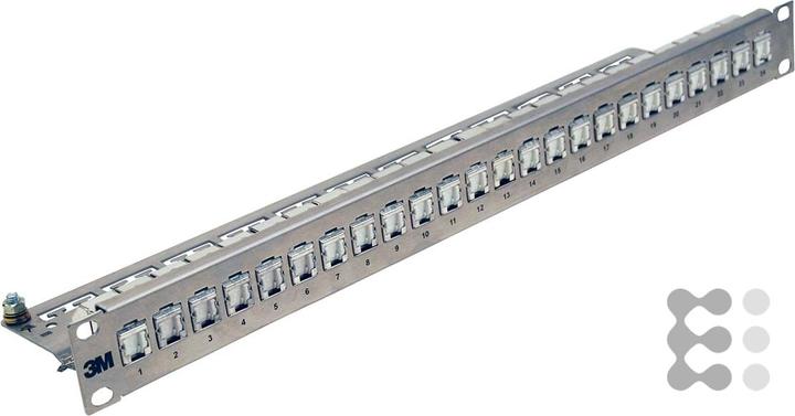 Produktbild Corning Patchpanel 24 Ports 1HE mit Cat6A PL Modulen 43018-801 26