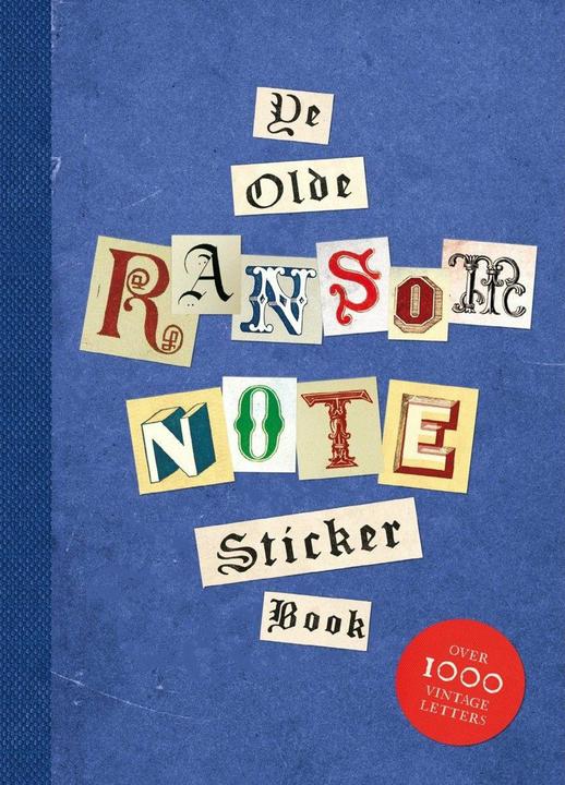 Ye Olde Ransom Note Sticker Book (2000 Sticker)