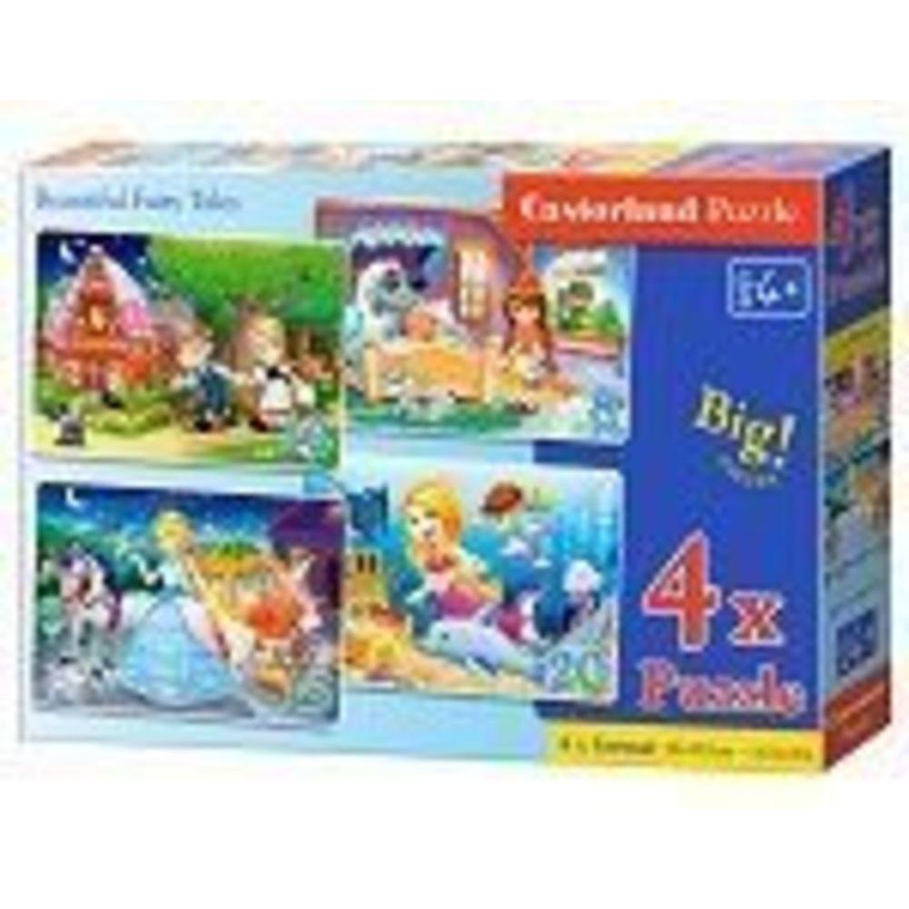 Castorland Beautiful Fairy Tales,4xPuzzl(8+12+15+20 Teile (55 Teile)