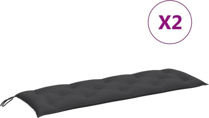 Immagine prodotto VidaXL Cuscini per panca da giardino 2 pezzi in tessuto (150 x 50 x 7 cm)