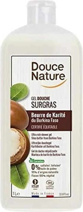 Douce Nature Rückfettendes BIO-Duschgel Sheabutter - 1l - (1000 ml)