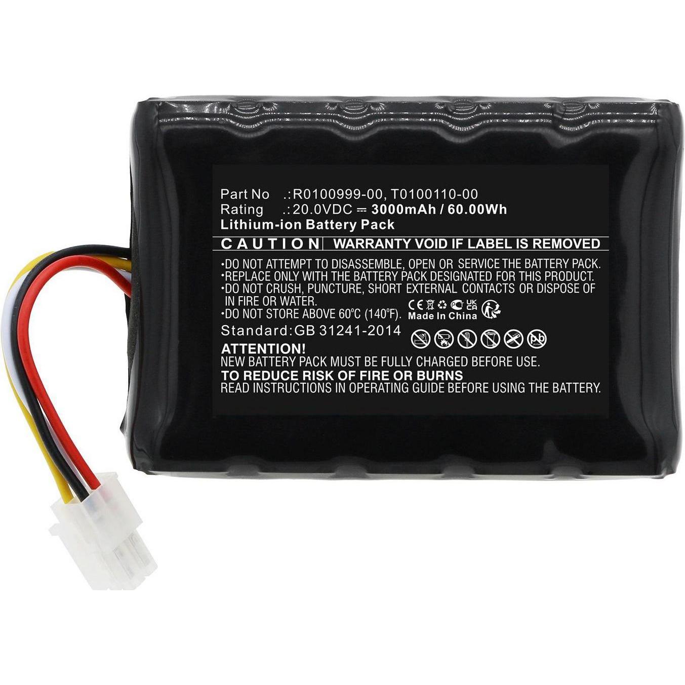 CoreParts, Werkzeugakku + Ladegerät, Battery for Cramer Lawn Mowers (20 V)