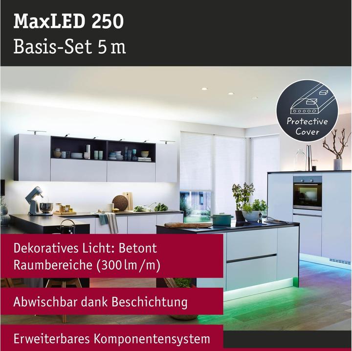 Actual product image Paulmann MaxLED 250 Stripe Set (RGBW, 500 cm, Indoor)