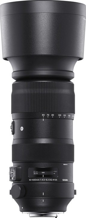 Immagine prodotto Sigma 60-600mm F4.5-6.3 DG OS HSM | Sport, Nikon F (Nikon F, APS-C / DX, Full-frame)