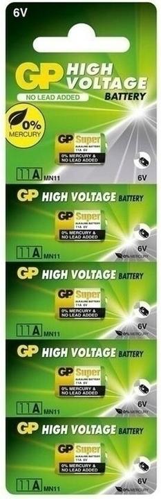 Image du produit GP Batteries Pile super alcaline B1302 à usage domestique Pile à usage unique MN11 (5 pcs, 11A, 38 mAh)