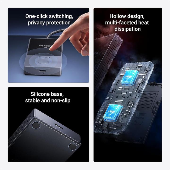 Produktbild Ugreen CM737 1080p 30m wireless HDMI transmitter and receiver (50 m)