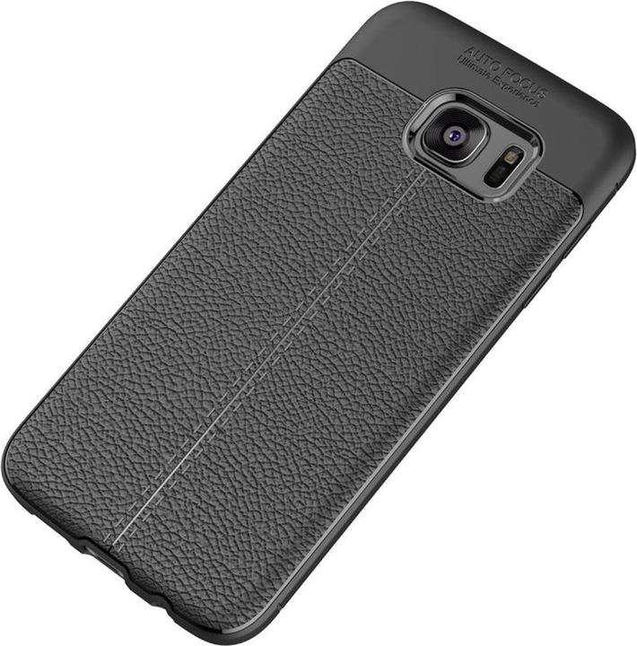 Actual product image König Design Mobile Phone Case for Samsung Galaxy S7 Edge Protective Wallet Cover 360 Case Black (Samsung Galaxy S7 Edge)