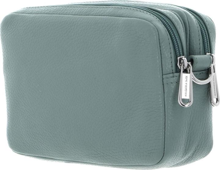 Actual product image Mandarina Duck Mellow Leren Small Square Medium Shoulder Strap with Adjustable Belt and Double Zipper Compartment