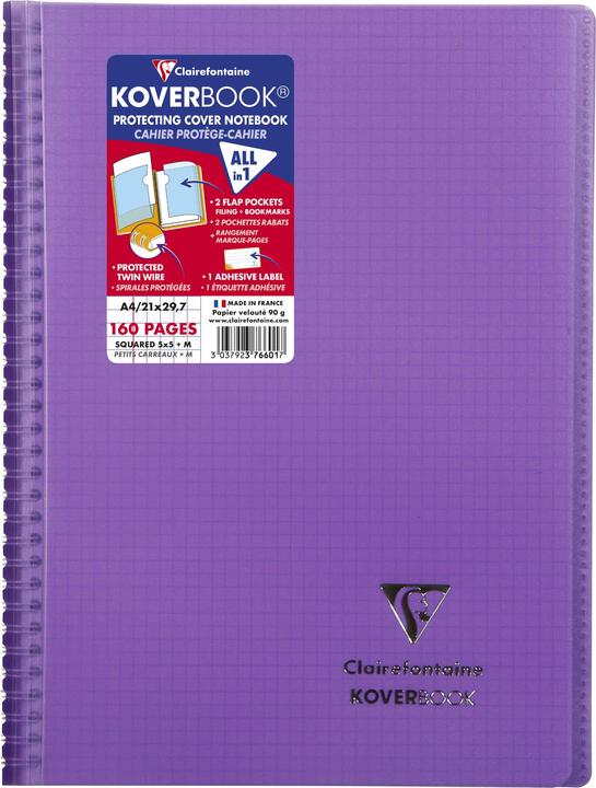Actual product image Clairefontaine Koverbook (A4, Checked, Hardcover)