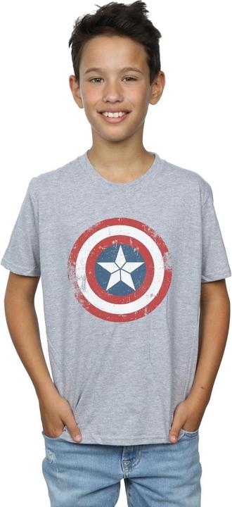 Image du produit - T-shirt CAPTAIN AMERICA CIVIL WAR DISTRESSED SHIELD - Garçon (116)