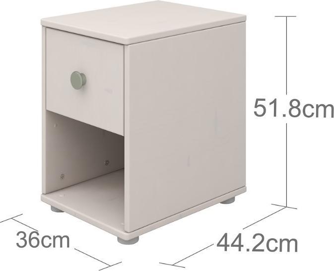 Image du produit Flexa Commode Classic avec 1 tiroir (44.50 x 44.50 x 51.80 cm)