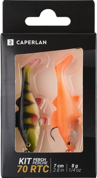 Produktbild Caperlan Gummikoeder Set Shad Raubfisch (7 cm)