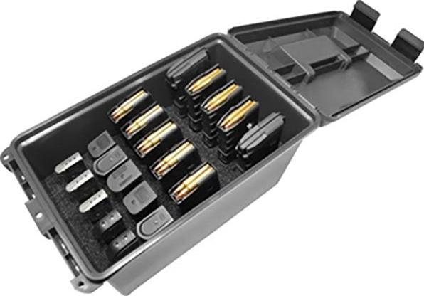 Immagine prodotto MTM Case-Guard Mag Can für 10 AR Magazine (30 Schuss) & 10 Double Stacked Handgun Magazine (23.70 cm)
