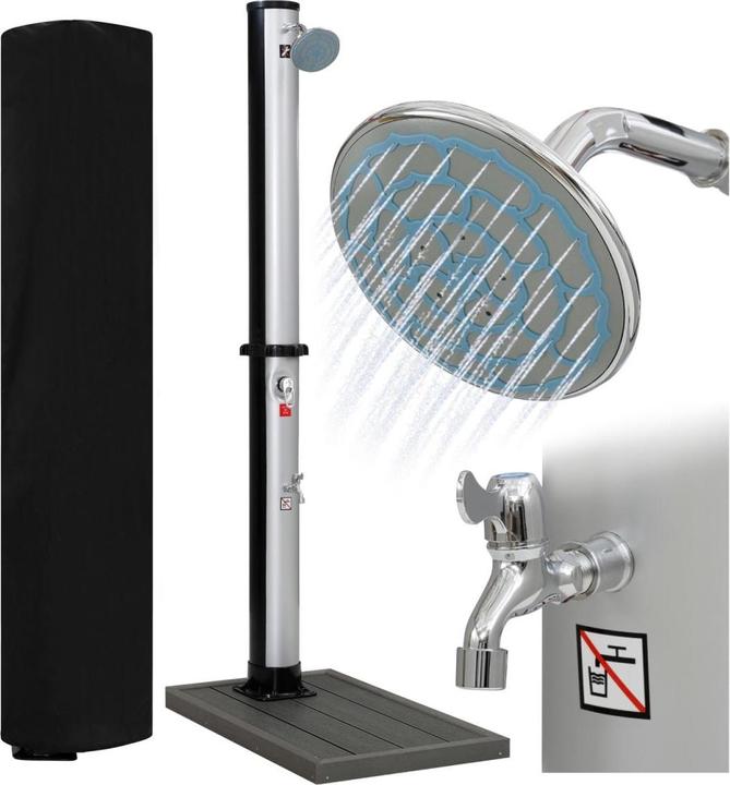 Actual product image Stilista STILIST Solar garden shower 35L + floor element