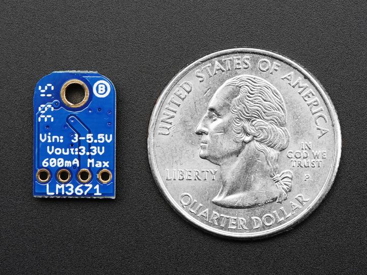 Produktbild Adafruit LM3671 3.3V Buck Converter Breakout 3.3V/600mA (Diverse)