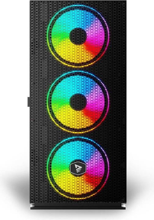 Actual product image Savio PC Case Raptor X1 ARGB Glass/Mesh Black (ATX, ITX, Mini-ATX)