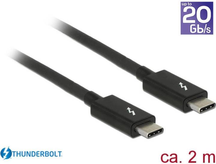 Produktbild Delock USB C – USB-C (2 m, USB 3.1, 60 W)