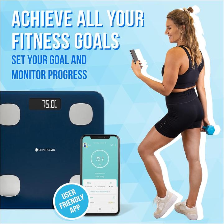 Actual product image Silvergear Körperfettwaage (180 kg)
