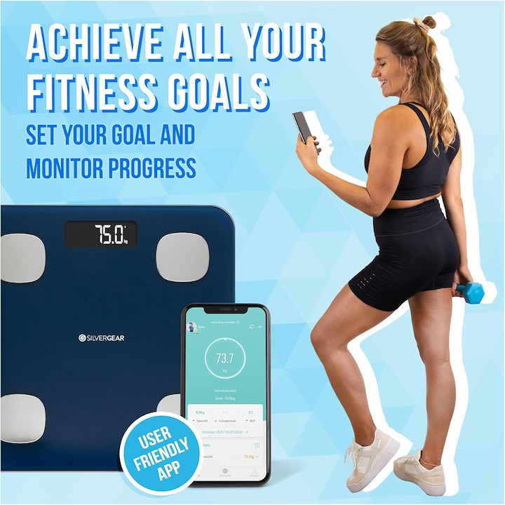Produktbild Silvergear Körperfettwaage (180 kg)