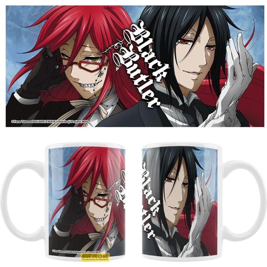 Sakami, Tasse, Black Butler mug céramique Grell, Sebastian (320 ml)