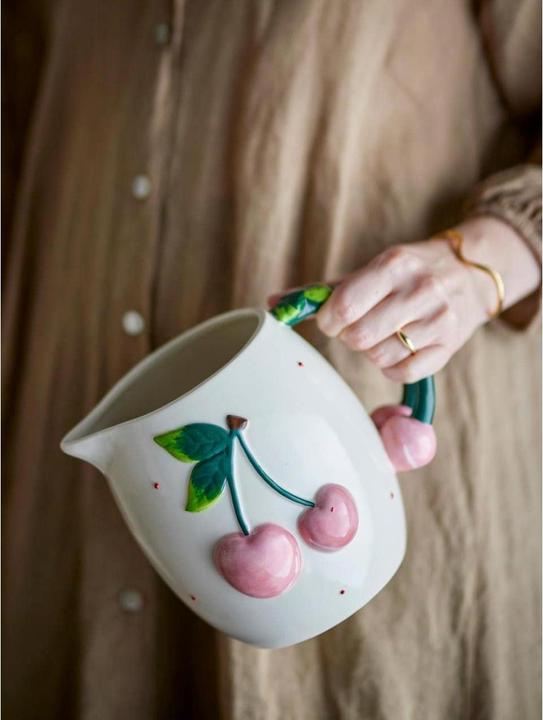 Immagine prodotto Bloomingville Krug Berrie, 1.79 l, Steinzeug, Rosa (1.79 l)