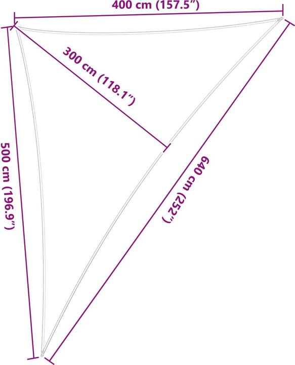 Actual product image vidaXL Outdoor Sonnenschutz Markise (500 x 400 cm)