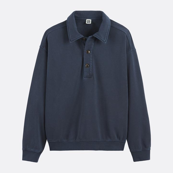 Produktbild BlockX Sweatshirt mit Polokragen (XL)