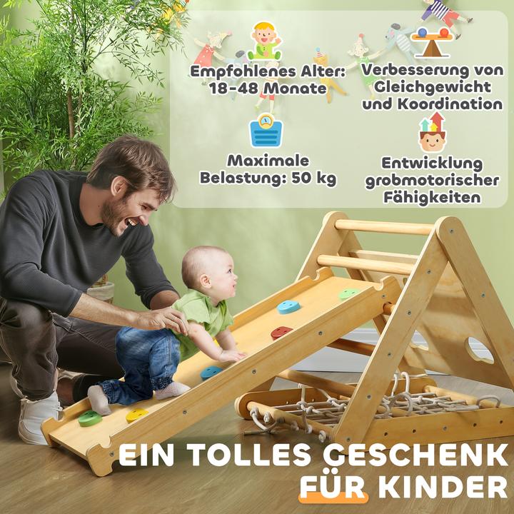 Image du produit Aiyaplay Klettergerüst Kiefernholz, Mehrschichtenplatte Mehrfarbig