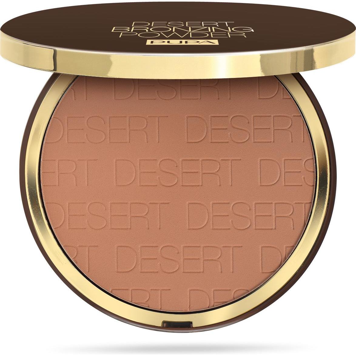 Thumbnail - Pupa Milano, Highlighter + Bronzer, Pupa - Desert Bronzing Powder Powder Bronzer 002 Honey Gold 30G (002 Honey Gold, Bro...