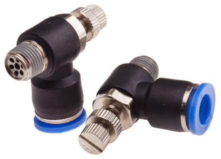 Produktbild RS PRO In-Line Flow Regulator - Elbow, 8 mm (T-Verbindung)