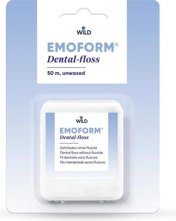 Actual product image Emoform Tooth thread unwaxed (50 m)
