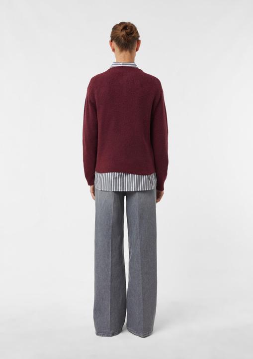 Produktbild Comma Strickpullover Strickpullover aus Wollmix (34)