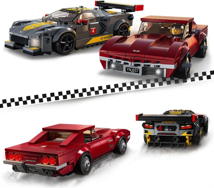 Image du produit LEGO Chevrolet Corvette C8.R Race Car et 1969 (76903, LEGO Speed Champions)