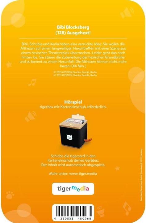 Produktbild Tigermedia Tigercard Bibi Blocksberg Ausgehext! (Folge 128) (Deutsch)