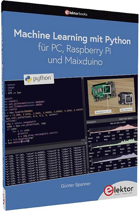 Image du produit Machine Learning mit Python für PC, Raspberry Pi und Maixduino (Allemand, Tendeur Günter, 2021)