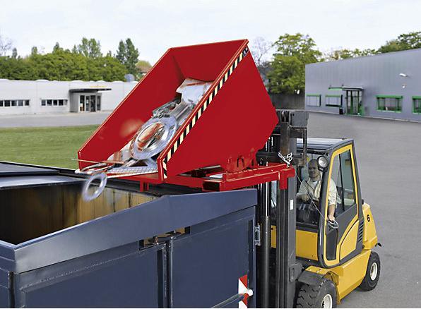 Actual product image eurokraft pro Heavy duty tipping container (1200 l)