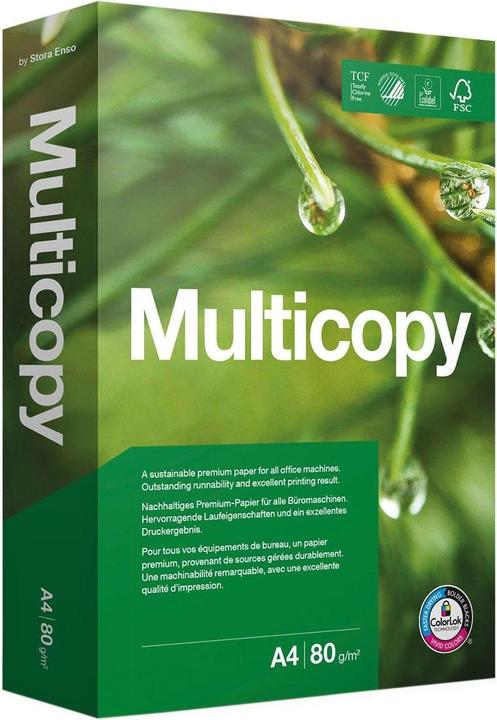 Produktbild Multicopy Multifunktionspapier (80 g/m², 2500 x, A4)