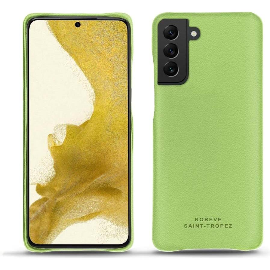 Noreve Lederschutzhülle (Samsung Galaxy S22), Smartphone Hülle, Grün