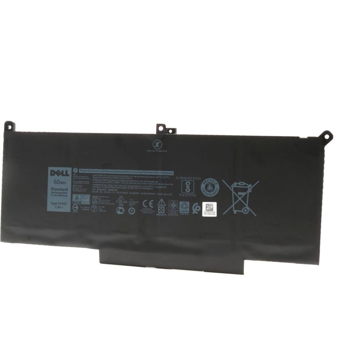 Dell Battery, 42WHR, 3 Cell (3 Zellen, 3600 mAh), Notebook Akku