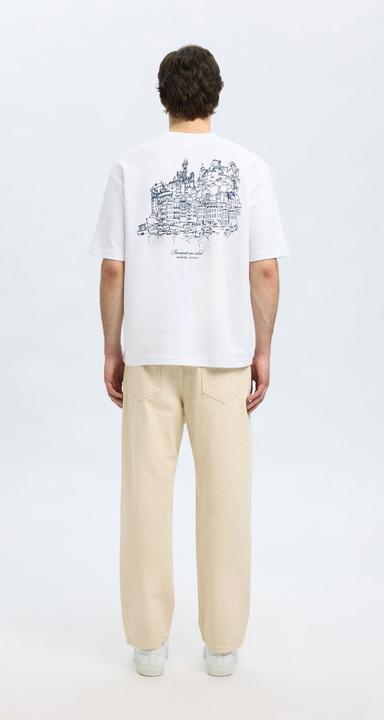 Produktbild Selected Homme Loose Fit Print T-Shirt (XL)