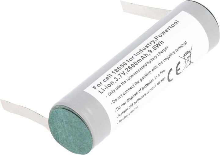 Produktbild AccuCell Akku Bosch Ciso mit Lötfahnen zum Selbsteinbau (3.7 V)