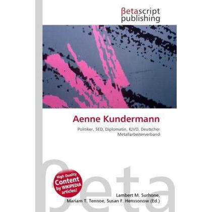 Thumbnail - Aenne Kundermann, Fachbücher