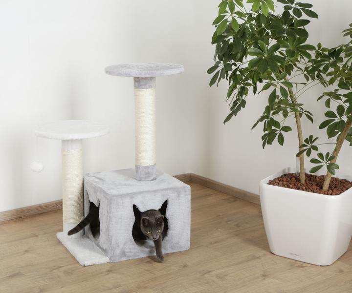 Actual product image Kerbl Scratching post (80 cm, White and grey)