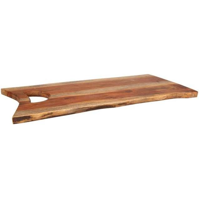 MICA Living, Tablett, Deko-Holzbrett - braun - ca. 45 x 20 x 1,5 cm