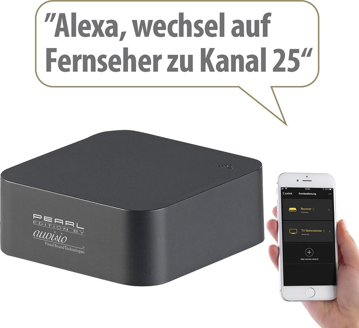 Produktbild Auvisio Lernfähige IR-Universal-Fernbedienung (Universal Fernbedienung, Infrarot)