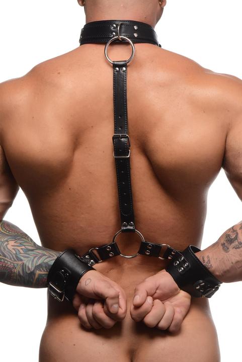 Actual product image XR Brands Neck to Wrist Restraints