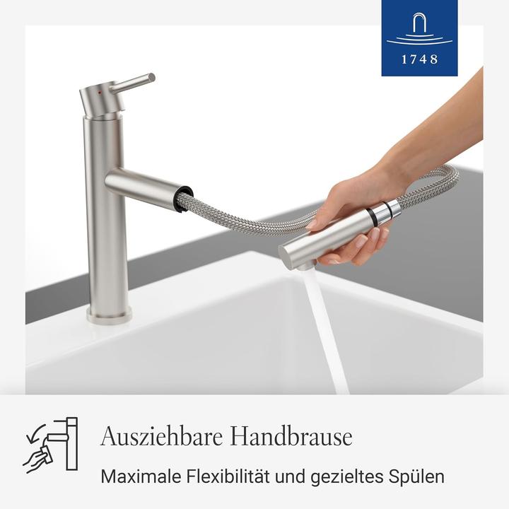 Produktbild Villeroy & Boch Como Sky Shower Küchenarmatur, aus Edelstahl